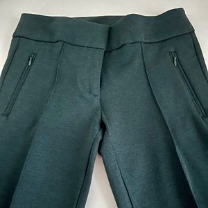 Loft dark teal/blue green ponte style dress pants - Size 0